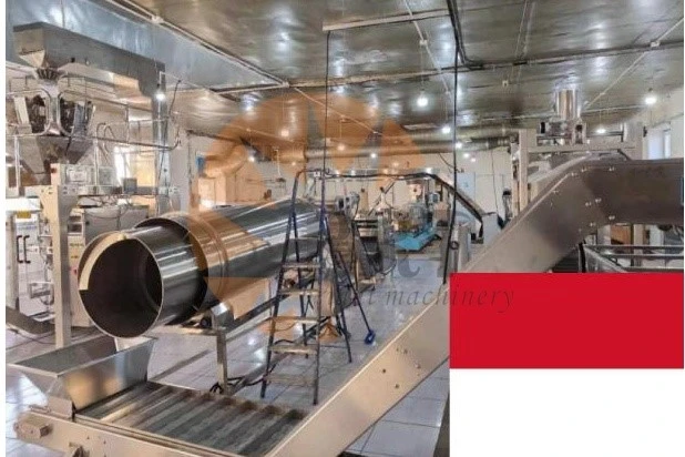 Indonesia-customer-site-corn-puff-extruder-machine-installation Indonesia-customer-site-corn-puff-extruder-machine-installation
